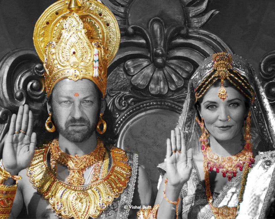  Indian Makeover of Game of Thrones Ned and Catelyn Stark as Gods