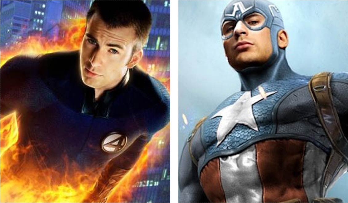 Chris-Evans-as-Captain-America-and-Torch