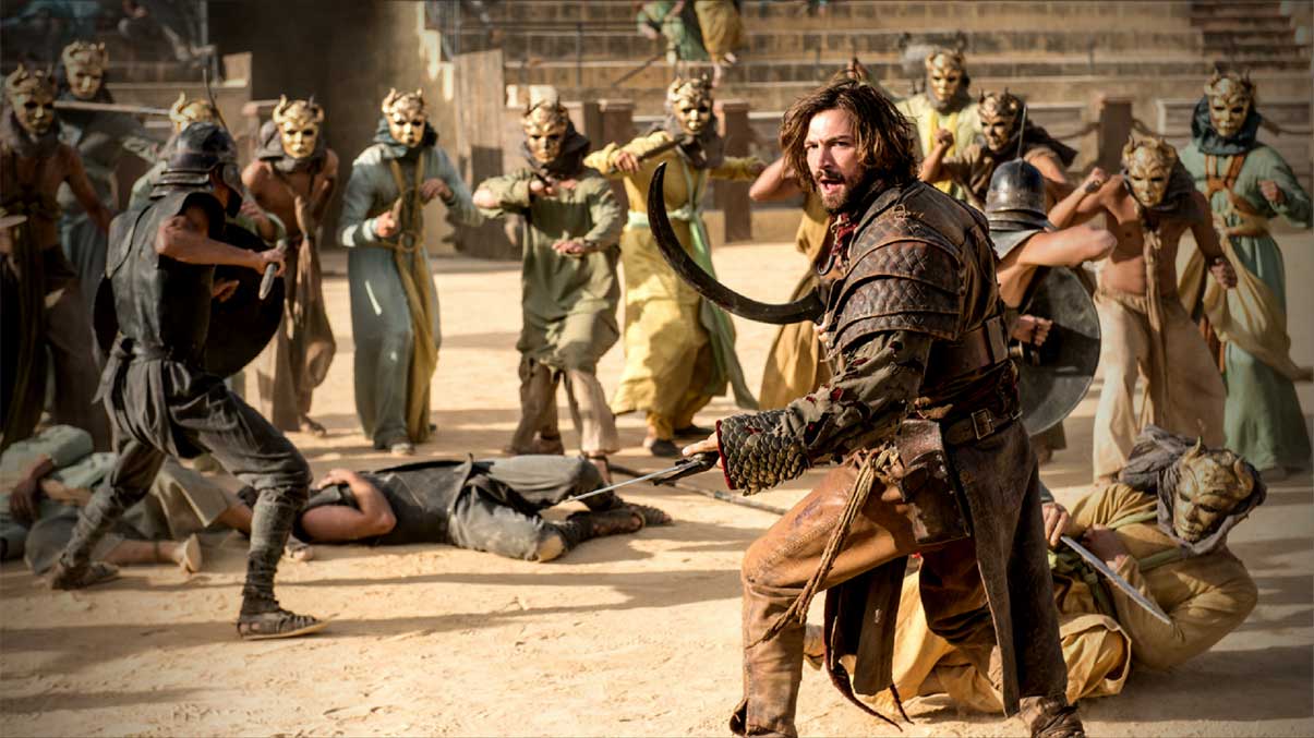 GOT-509-Daario-Naharis-fighting-Sons-of-Harpy-Ambush-in-Daznaks-Pit