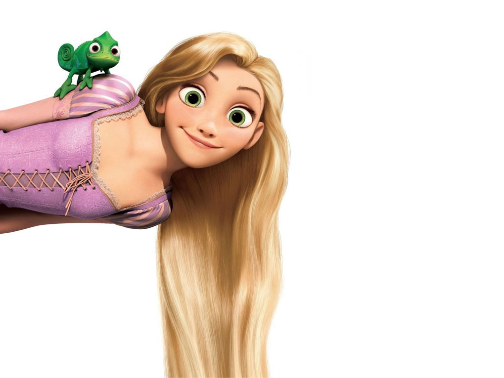Rapunzel-Tangled-with-long-hair