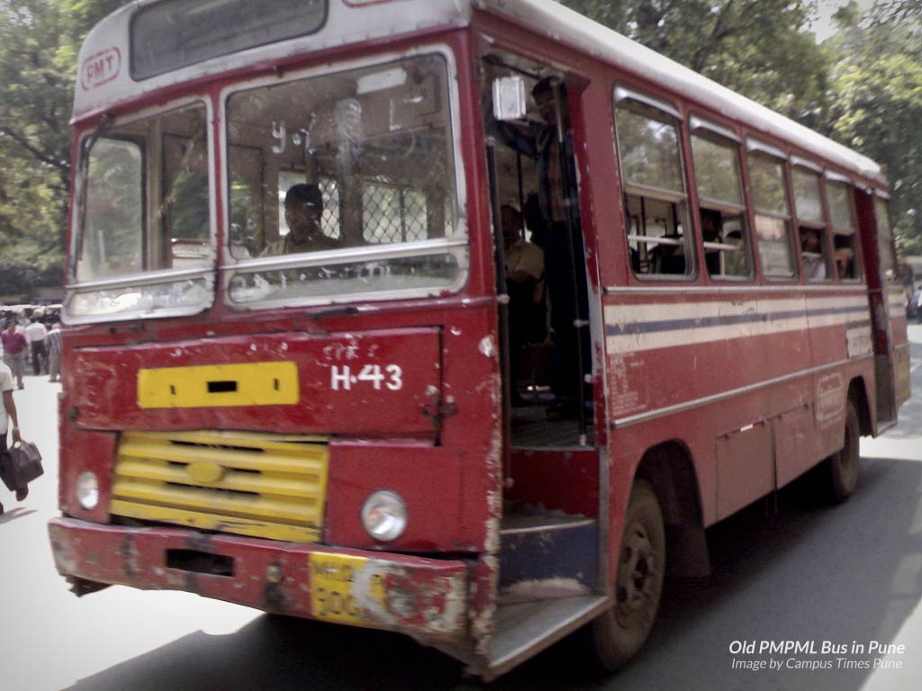 Very Old PMT Bus in Pune