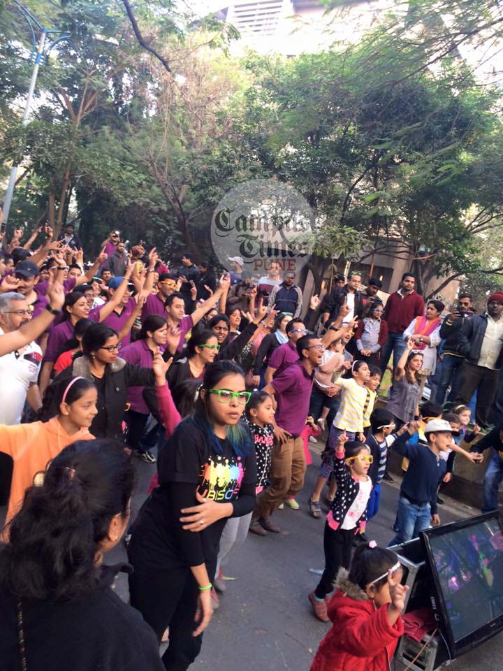 Dancing at Happy Streets Pune 2016