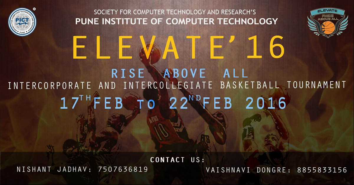 pict elevate 2016 event poster basketball