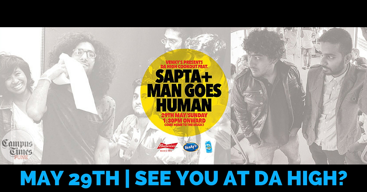 sapta the high spirits cafe pune may 29th man goes human concerts in pune