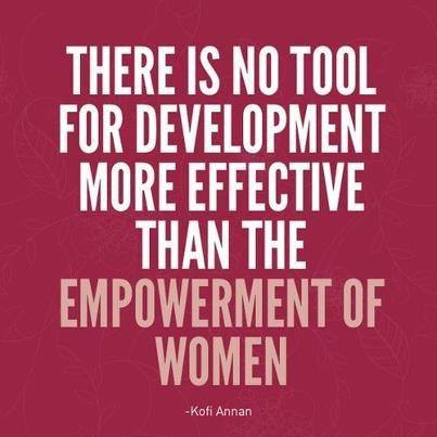 women empowerment kofi annan quote