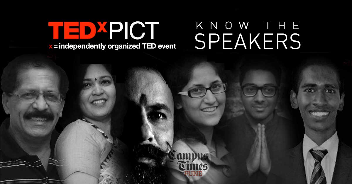 Know the Speakers of TEDx PICT 2016 taking place on 1st Oct in Pune