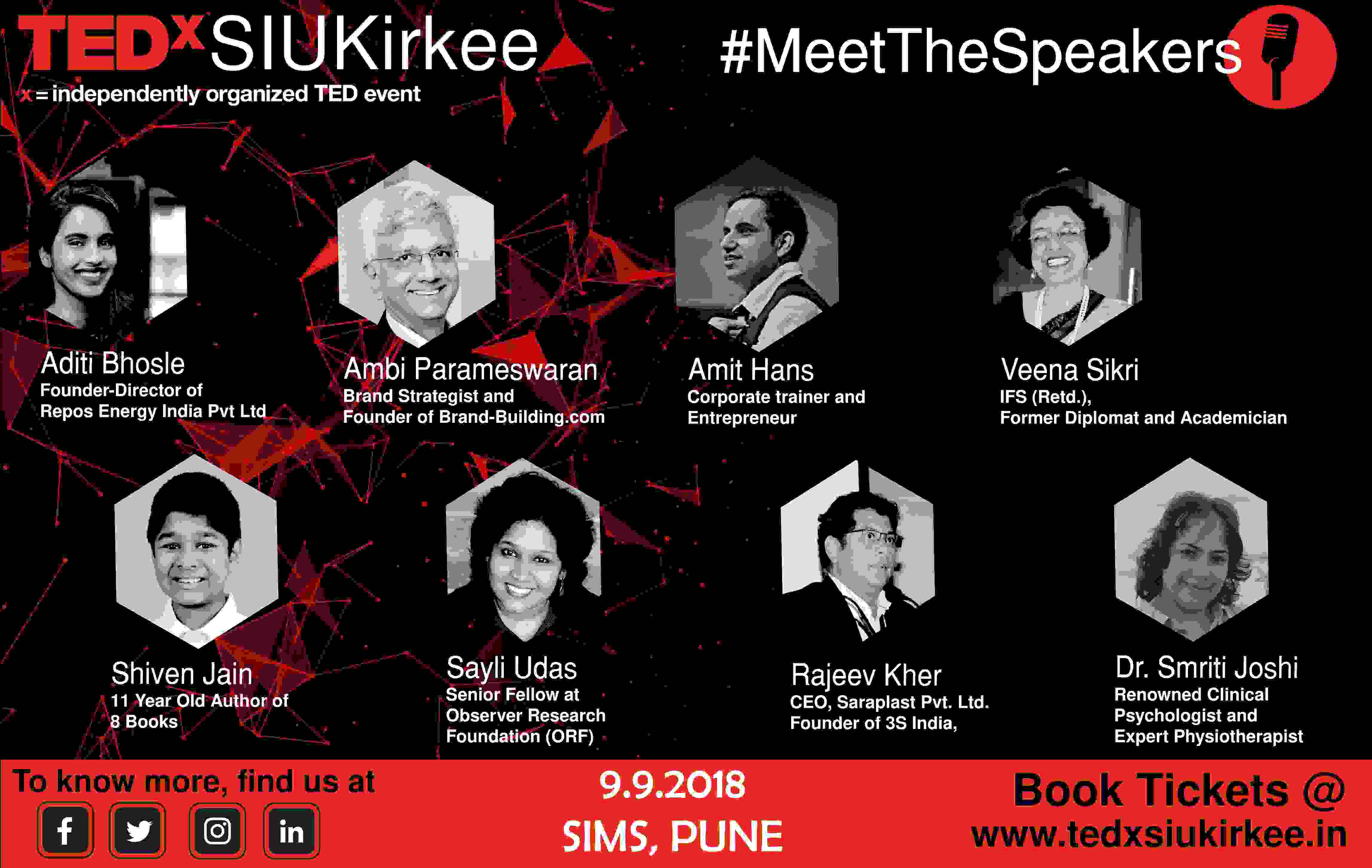 TEDxSIUKirkee_Speakers
