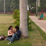 Indian-couple-in-park