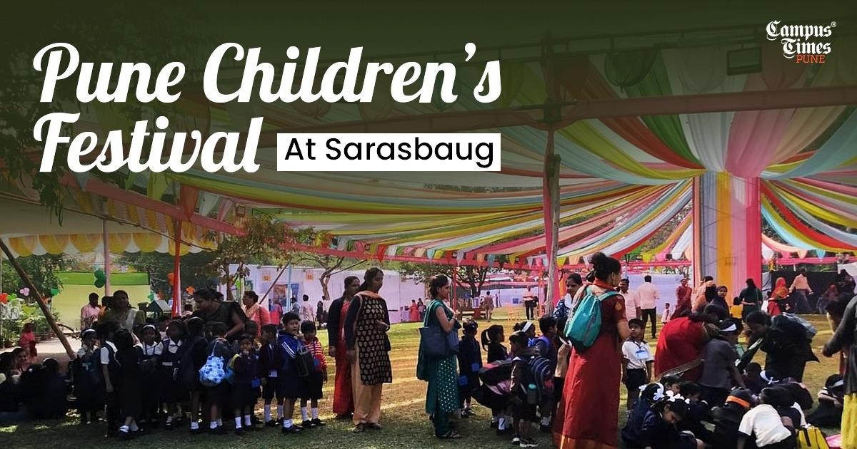 Children enjoying activities at Pune Children’s Festival at Sarasbaug