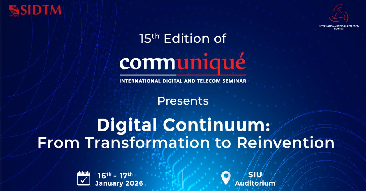SIDTM Pune campus hosting Communiqué 2026 digital and telecom seminar