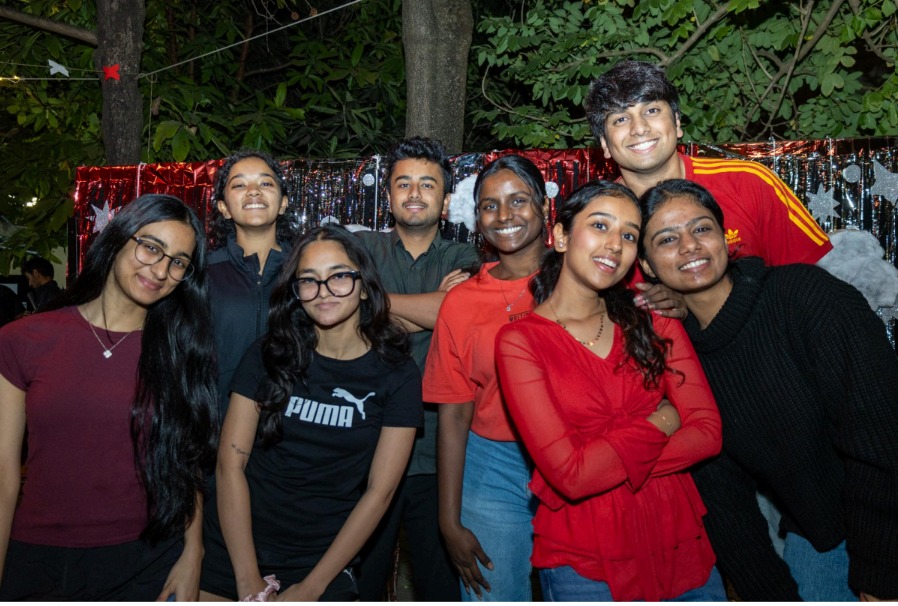 Students celebrating during TEDxFLAME University 2026 early bird event