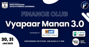 Students participating in Vyapaar Manan 3.0 finance event at BMCC Pune