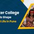 Students enjoying an inter college fest event in Pune