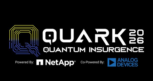 QUARK 2026 Quantum Insurgence theme poster at BITS Pilani Goa Campus